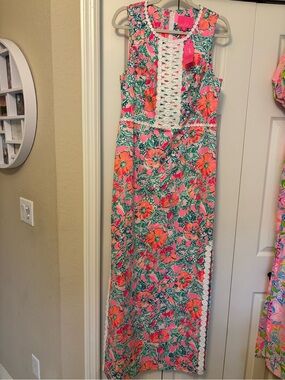 Lilly Pulitzer Ashler Stretch Maxi NWT 10